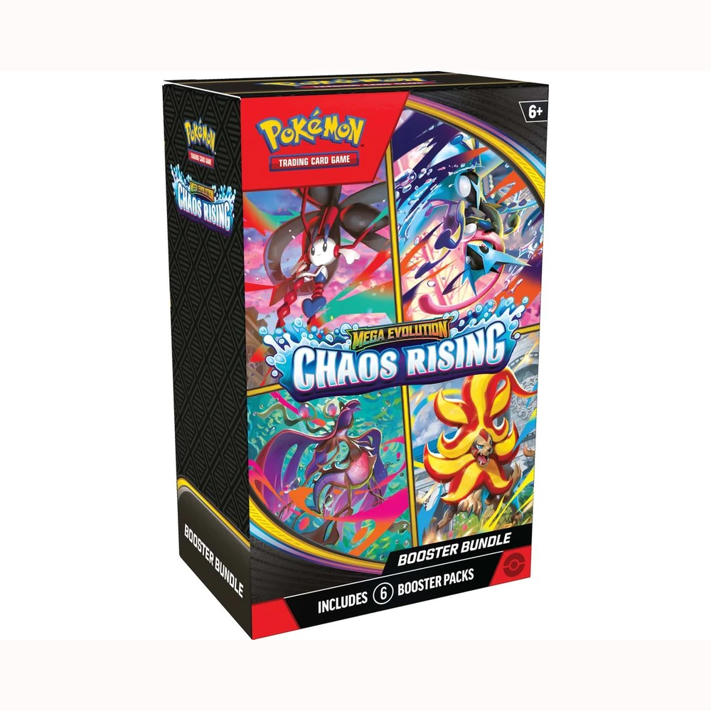 (Pre-Order) Pokémon TCG: Mega Evolution— Chaos Rising Booster Bundle
