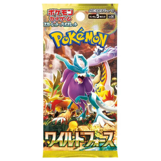 Pokémon Japanese Wild Force Booster Pack