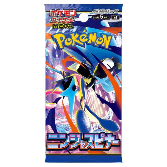 Pokémon Japanese Ninja Spinner Booster Pack Live