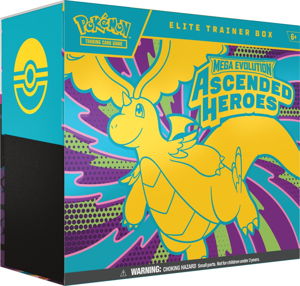 (Pre-Order) Pokémon TCG: Mega Evolution— Ascended Heroes Elite Trainer Box