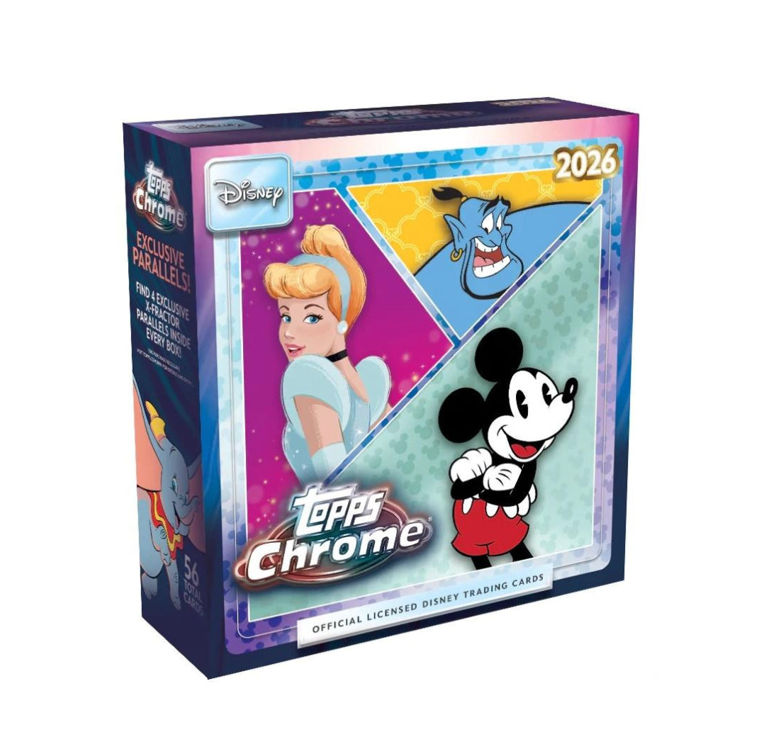 2026 Topps Chrome Disney Mega Booster Box Live