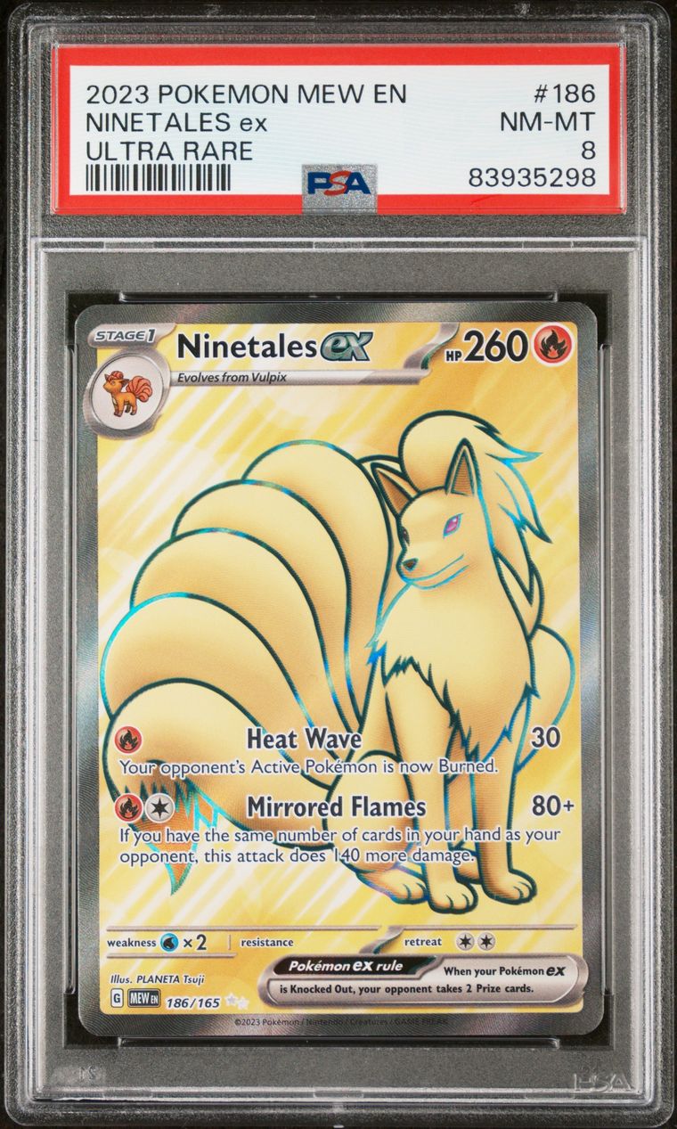 PSA 10 Pokémon MEW EN Ninetales ex Ultra Rare