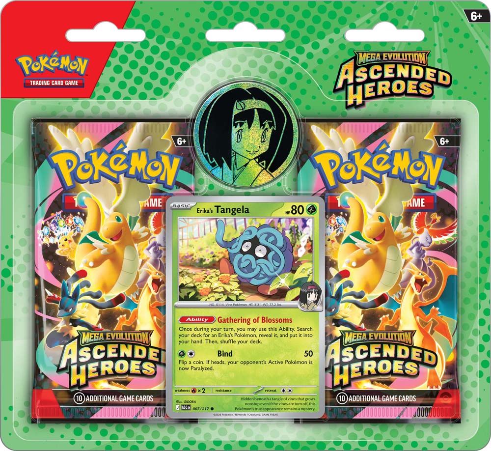 (Pre-Order) Pokémon TCG: Mega Evolution — Ascended Heroes Collection — Erika/Larry
