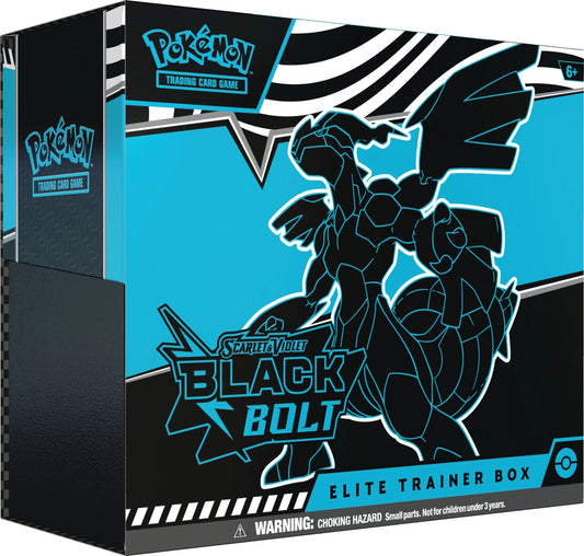 (Pre-Order) Pokémon TCG: Scarlet & Violet— Black Bolt Elite Trainer Box