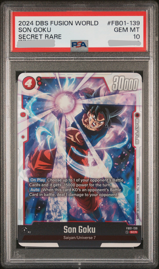 PSA 10 Son Goku - FB01-139