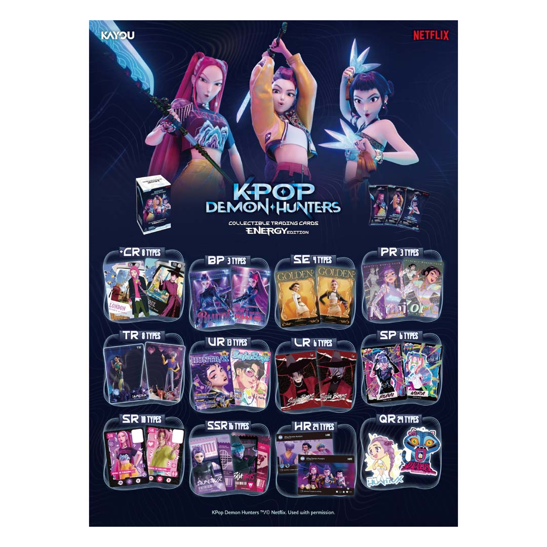 Kayou K-POP Demon Hunters Collectible Trading Card Blister - Energy Edition