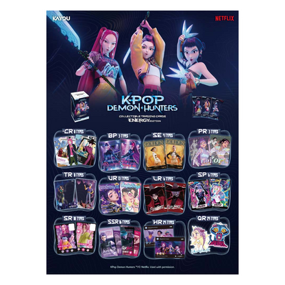 Kayou K-POP Demon Hunters Collectible Trading Card Blister - Energy Edition