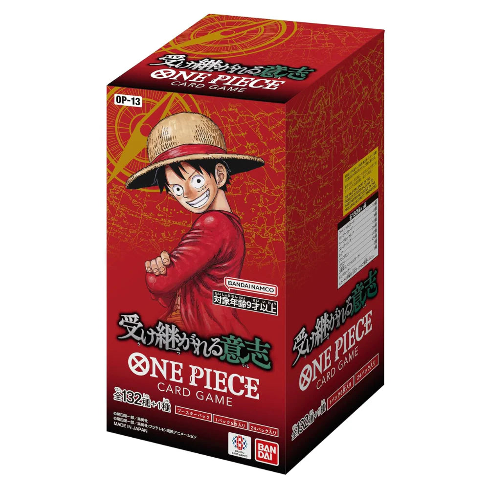One Piece Card Game Carrying On His Will [OP-13] Booster Box Japanese