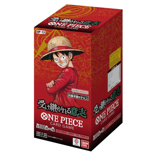 One Piece Card Game Carrying On His Will [OP-13] Booster Box Japanese