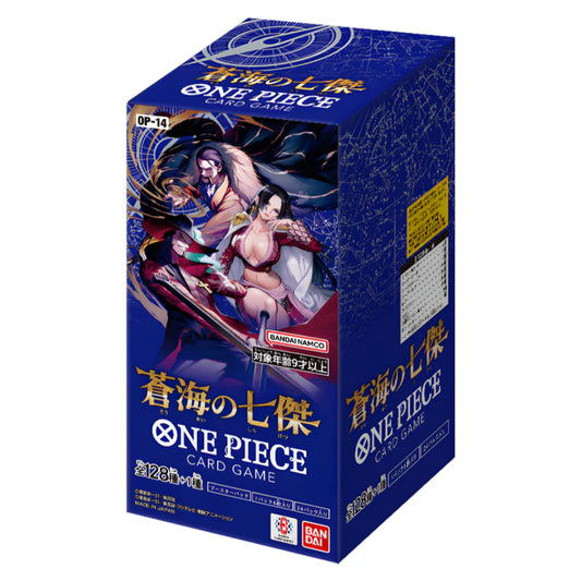 One Piece Card Game The Azure Sea's Seven [OP-14] Booster Box Japanese
