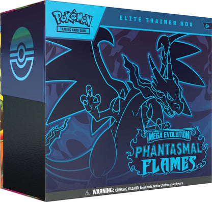 (Pre-Order) Pokemon TCG: Mega Evolutions 2 Phantasmal Flames Elite Trainer Box