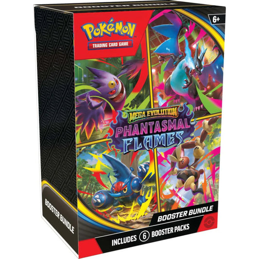 (Pre-Order) Pokemon TCG: Mega Evolutions 2 Phantasmal Flames Booster Bundle
