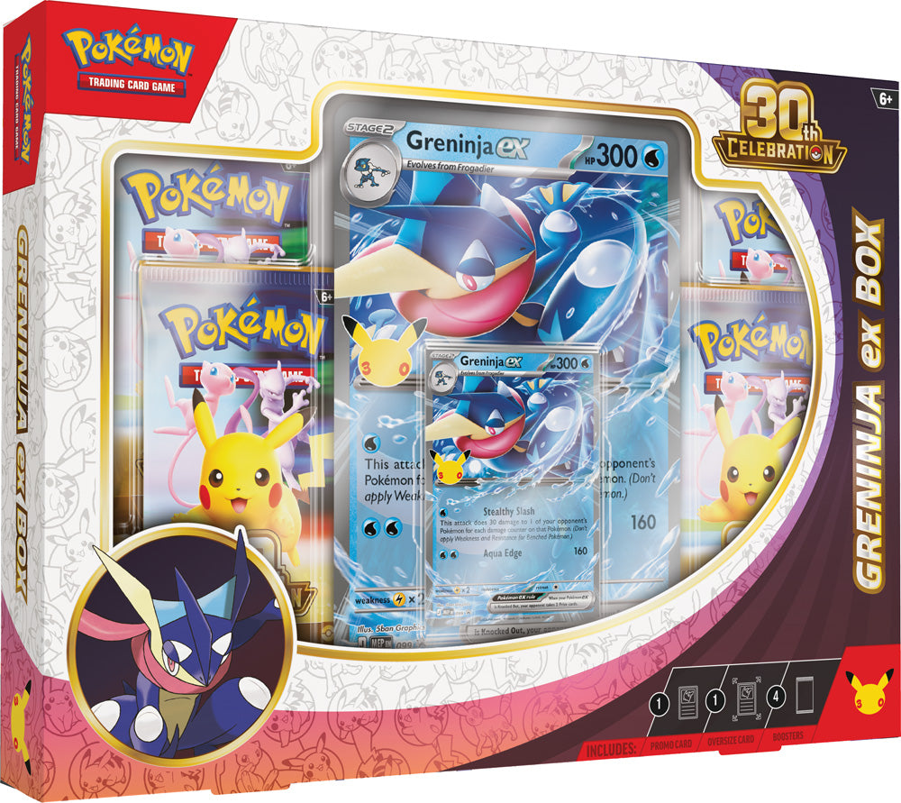 (Pre-Order) Pokemon TCG: 30th Celebration Sylveon ex Box / Greninja ex Box