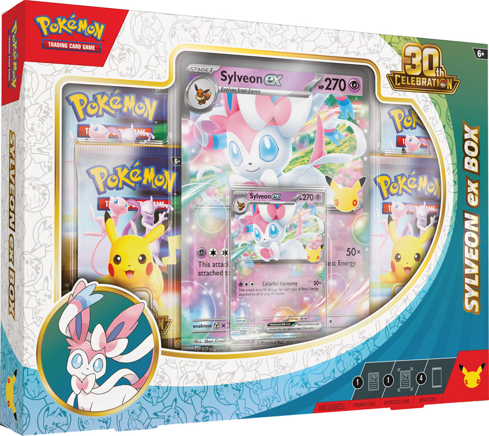 (Pre-Order) Pokemon TCG: 30th Celebration Sylveon ex Box / Greninja ex Box