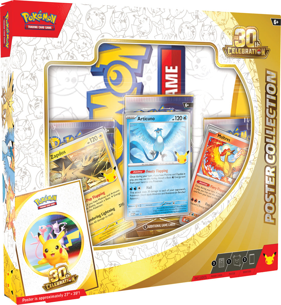 (Pre-Order) Pokémon TCG: 30th Celebration Poster Collection