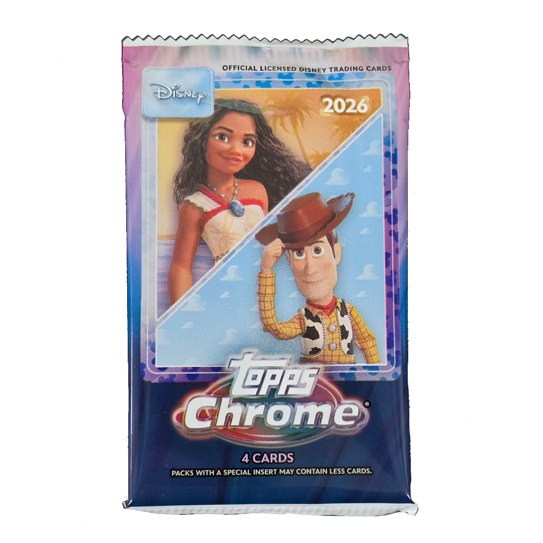 2026 Topps Chrome Disney Value Booster Pack Live