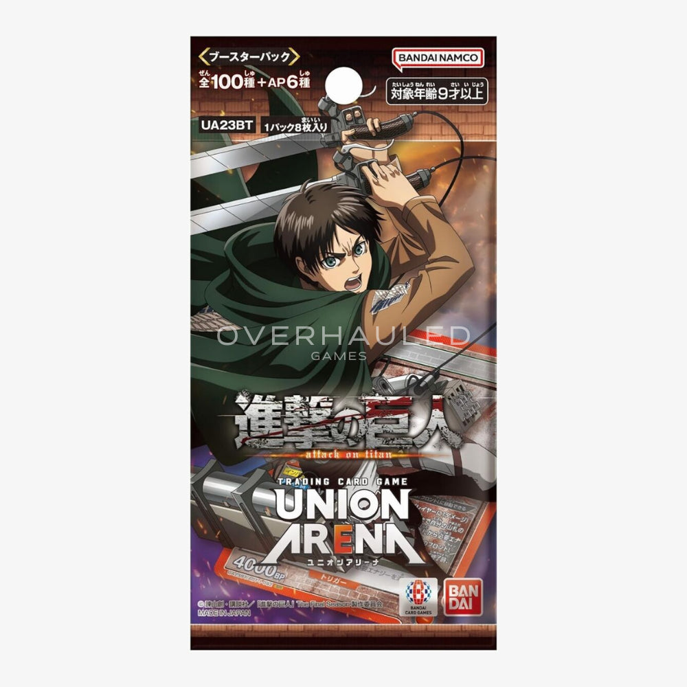 Union Arena Attack on Titan - UA23BT Japanese Booster Pack