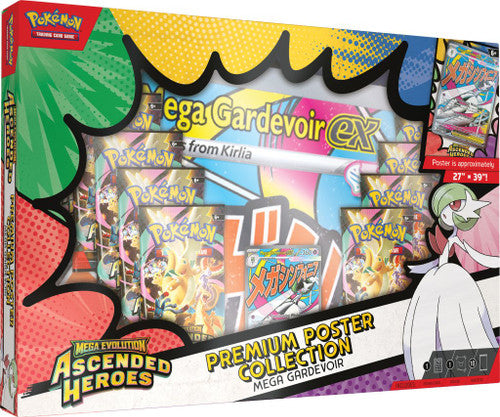 INSTORE ONLY Pokémon TCG: Mega Evolution Ascended Heroes Premium Poster Collection - Mega Gardevoir