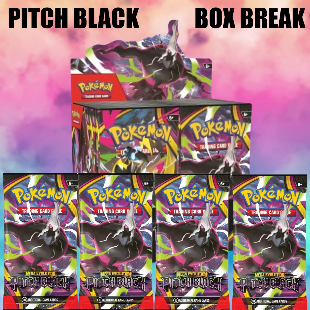 Pokémon Pitch Black Booster Box Break