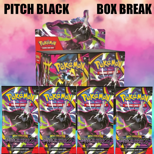 Pokémon Pitch Black Booster Box Break